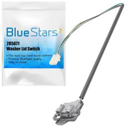 [Lifetime Warranty] 285671 Washer Lid Switch - Compatible with Whirlpool & Kenmore Washers - Replaces 285671VP 3352629 3352630 3352634 AP3094500 3355808 EA334600 AH334600 thumbnail 0