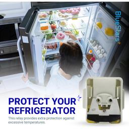 [Lifetime Warranty] 2188830 Refrigerator Compressor Relay & Overload Replacement - Compatible with Whirlpool & Kenmore Refrigerators - Replaces 2220475 PS993073 2188829 1177466 thumbnail 3