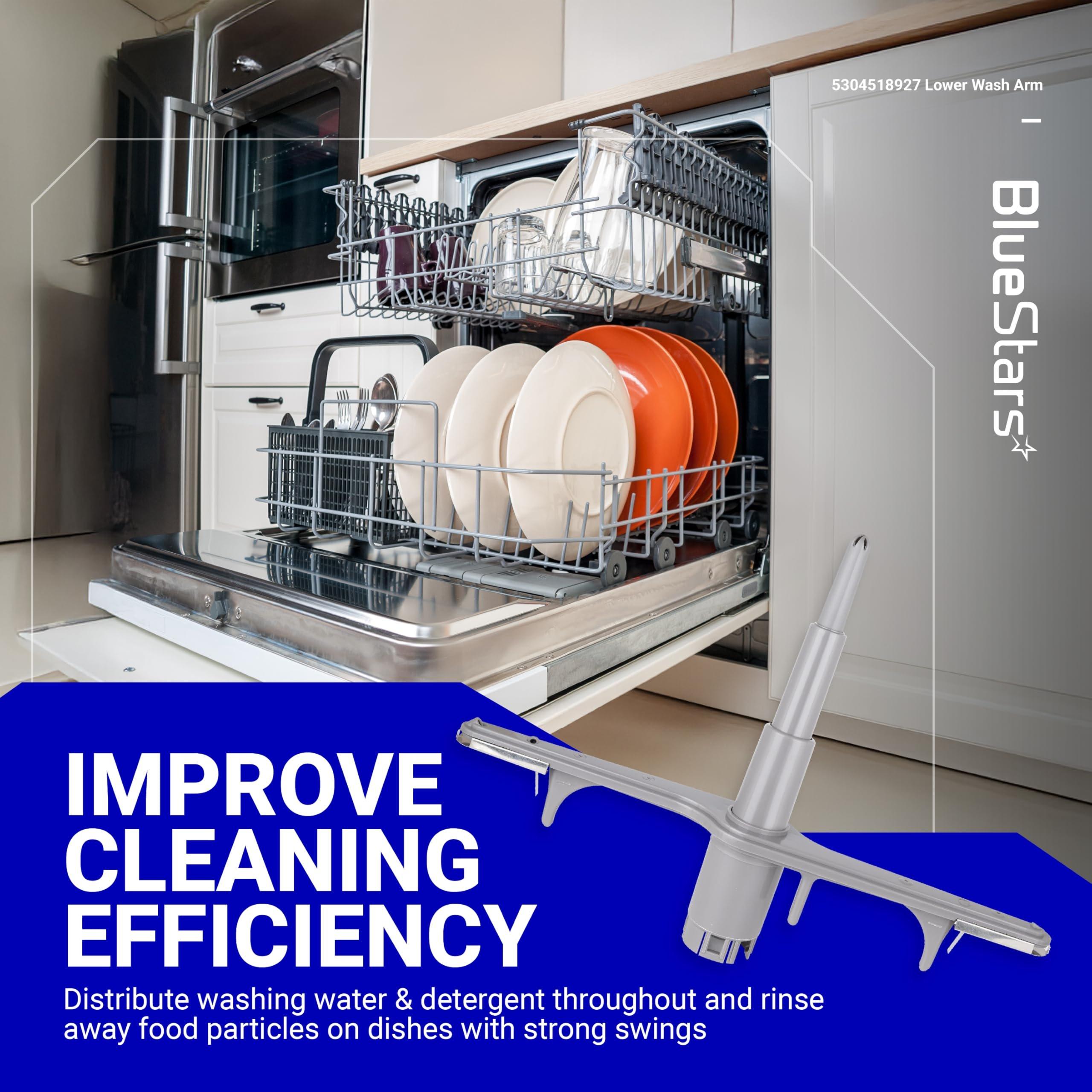 [Lifetime Warranty] 5304518927 Lower Spray Arm - Compatible with Frigidaire, Kenmore, Electrolux Dishwashers - Replaces 154567702, 5304507175, AP6810011, 154567701 image 4