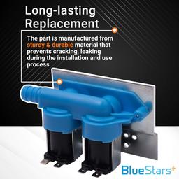 [Lifetime Warranty] 285805 Washer Water Inlet Valve with Mounting Bracket - Fit Whirlpool Kenmore Kitchen Aid - Replaces 292197 3349451 3354565 AP3094541 KAWS850JQ4 LSQ8243HQ0 7MLSC9545JQ2 thumbnail 3