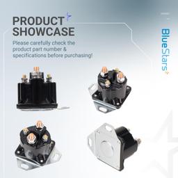 Motor Products SS598T Starter Solenoid Compatible with 110 John Deere Ford F150 F250 F350 12-volt System 4 terminals - Replaces STS1 SS4 SS598 thumbnail 3