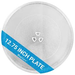 [Lifetime Warranty] 12.75" / 32.5cm Microwave Glass Plate - Compatible with GE LG Kenmore Sears Microwave Glass Tray - Replace WB49X10129 1B71961F WB49X10067 507049 WB49X10074 3390W1A027A thumbnail 0