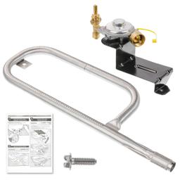 [Lifetime Warranty] 80477 Regulator 69957 Burner Tube for Weber Q Grill â€“ Gas Valve Regulator & 17in Burner Replacement Kit - CSA Certified thumbnail 0