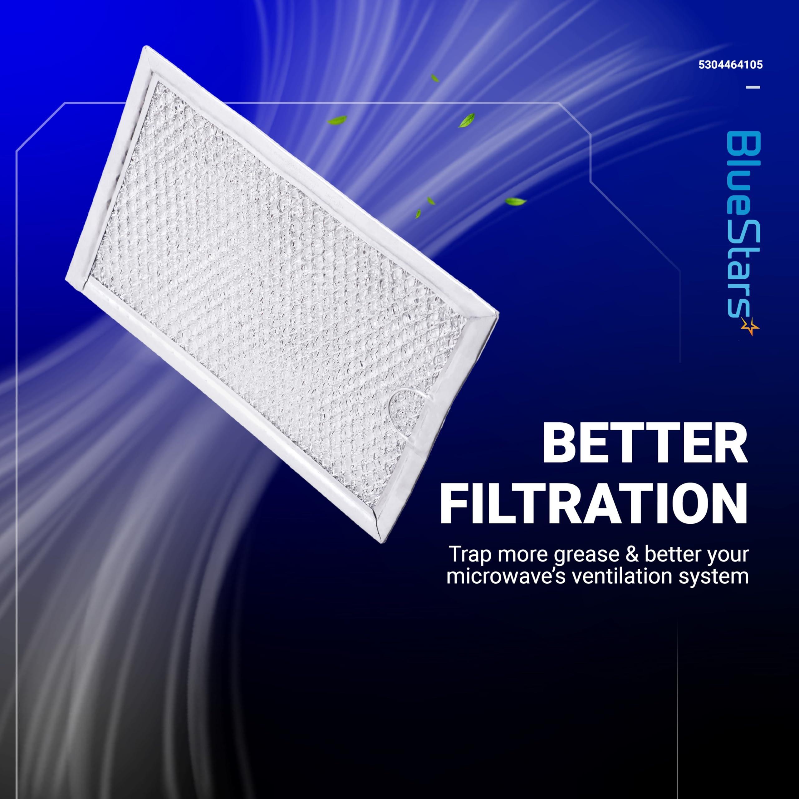 [Lifetime Warranty] WB06X10608 5304464105 Microwave Grease Filter 5" x 7-5/8" Replacement - Compatible with Frigidaire GE Microwaves - Replaces 5304478913 5304517871 PS12585760 image 3