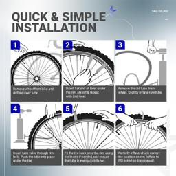 [Lifetime Warranty] 14x2.125 Bike Inner Tubes - Pack of 2 thumbnail 5