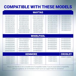 [Lifetime Warranty] DC31-00054A WF210ANW/XAA Washer Drain Pump Motor - For Samsung Maytag Kenmore WF220ANW/XAA WF448AAW/XAA WF328AAW/XAA - Replaces DC31-00016A AP4202690 62902090 thumbnail 7