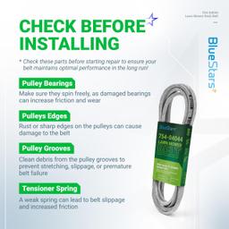 [Lifetime Warranty] 954-04044A Mower Deck Belt thumbnail 6