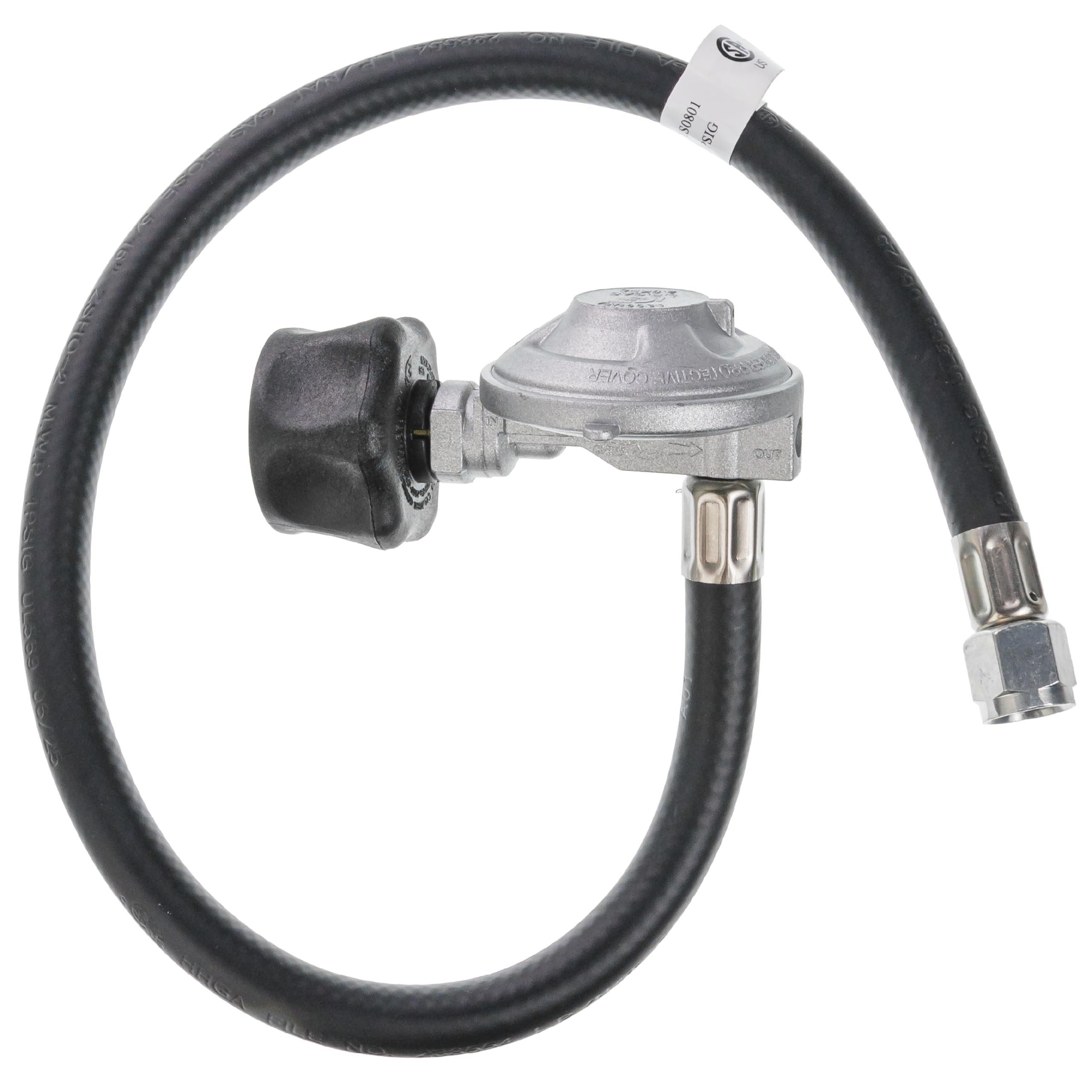 [Lifetime Warranty] [CSA Certified] 25IN for Weber Hose and Regulator Kit, for Weber Genesis/Spirit/Spirit II 2017-2019/ Summit Silver/Gold Series, Grill Regulator Replacement Parts for 7627 67069 69891 image 0