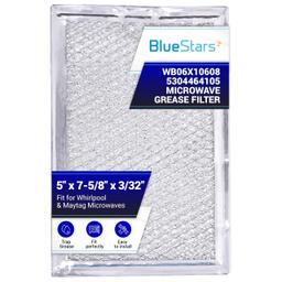 [Lifetime Warranty] WB06X10608 5304464105 Microwave Grease Filter 5" x 7-5/8" Replacement - Compatible with Frigidaire GE Microwaves - Replaces 5304478913 5304517871 PS12585760 thumbnail 0
