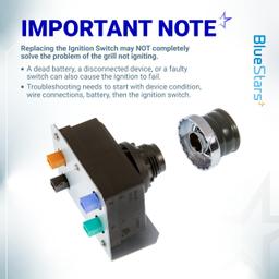 [Lifetime Warranty] 1836-13 7629 Genesis Igniter for Weber Genesis Grill Parts Genesis 300 Series Front-control Grills 3-Burner Igniter Module Weber 88826 E310 E320 E330 Button Switch thumbnail 7
