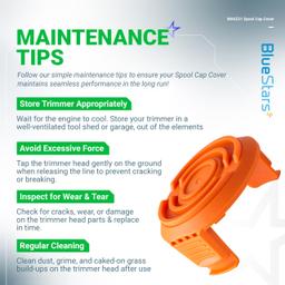 [Lifetime Warranty] WA6531 GT Trimmer Spool Cap Covers - Pack of 4 thumbnail 7