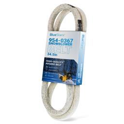 954-0367 Drive Belt Replacement - for MTD Craftsman Cub Cadet Troy-Bilt Ryobis Snowblower & Snow Thrower - 3/8" x 34.5â€ thumbnail 0
