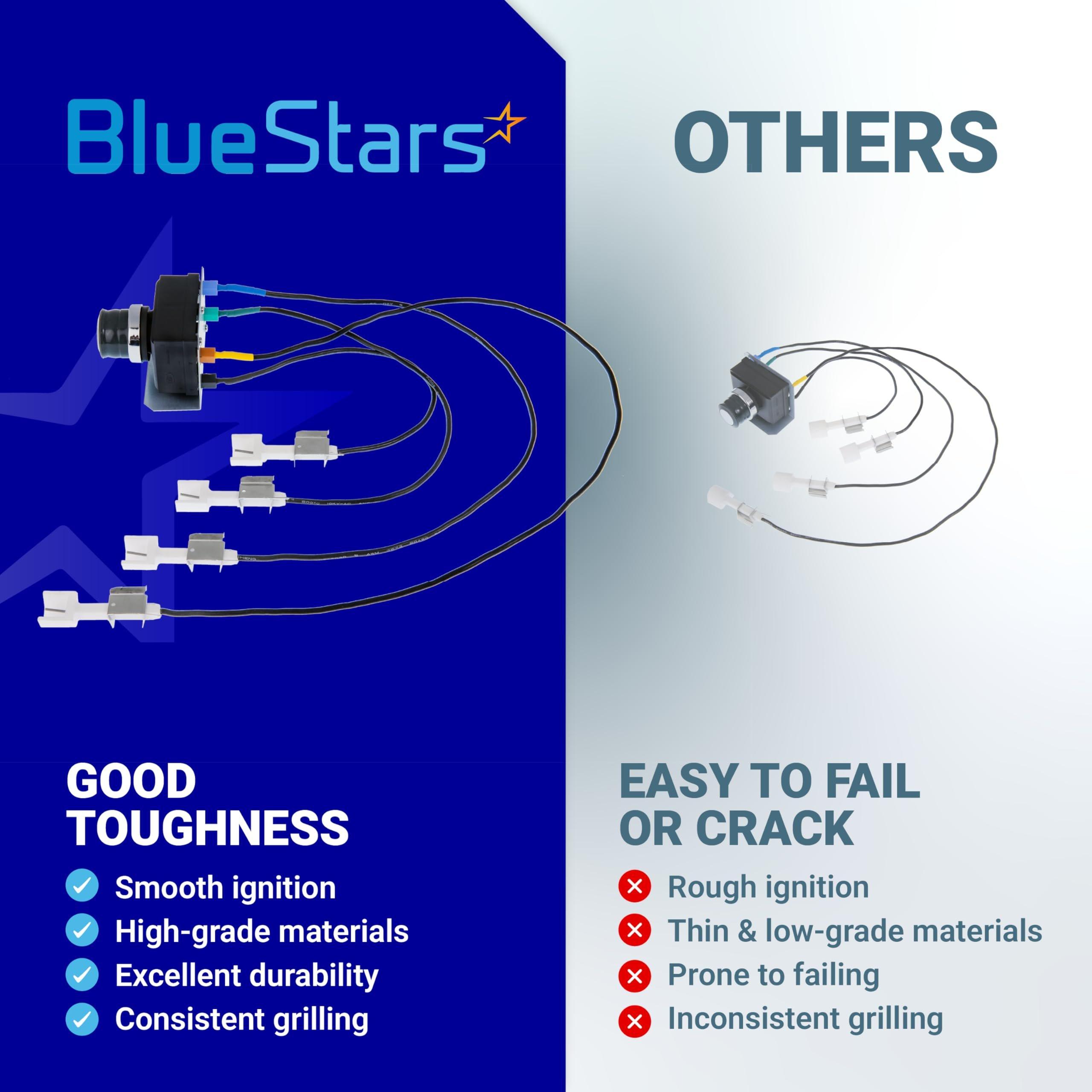 [Lifetime Warranty] 1836-13 7628 7629 Igniter Kit for Weber Genesis Grill Parts 300 Series with Front Mounted Control Panel (2011-Newer) E330 S330 Electronic Igniter, 4-Outlet Ignition Kit, Fit Weber 65946 image 8
