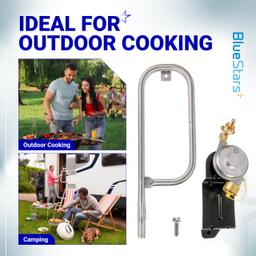 [Lifetime Warranty] 80477 Regulator 69957 Burner Tube for Weber Q Grill â€“ Gas Valve Regulator & 17in Burner Replacement Kit - CSA Certified thumbnail 7