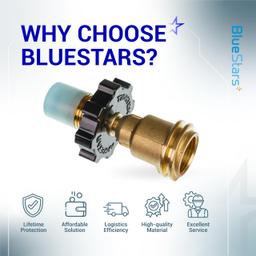 [Lifetime Warranty] [100% Solid Brass] Propane Tank Adapter Converts POL to QCC1 Universal Fit 5-100 lb LP Propane Tank for RV Camper Gas Grill Camping Stove Heater - Old to New Connection Type thumbnail 8