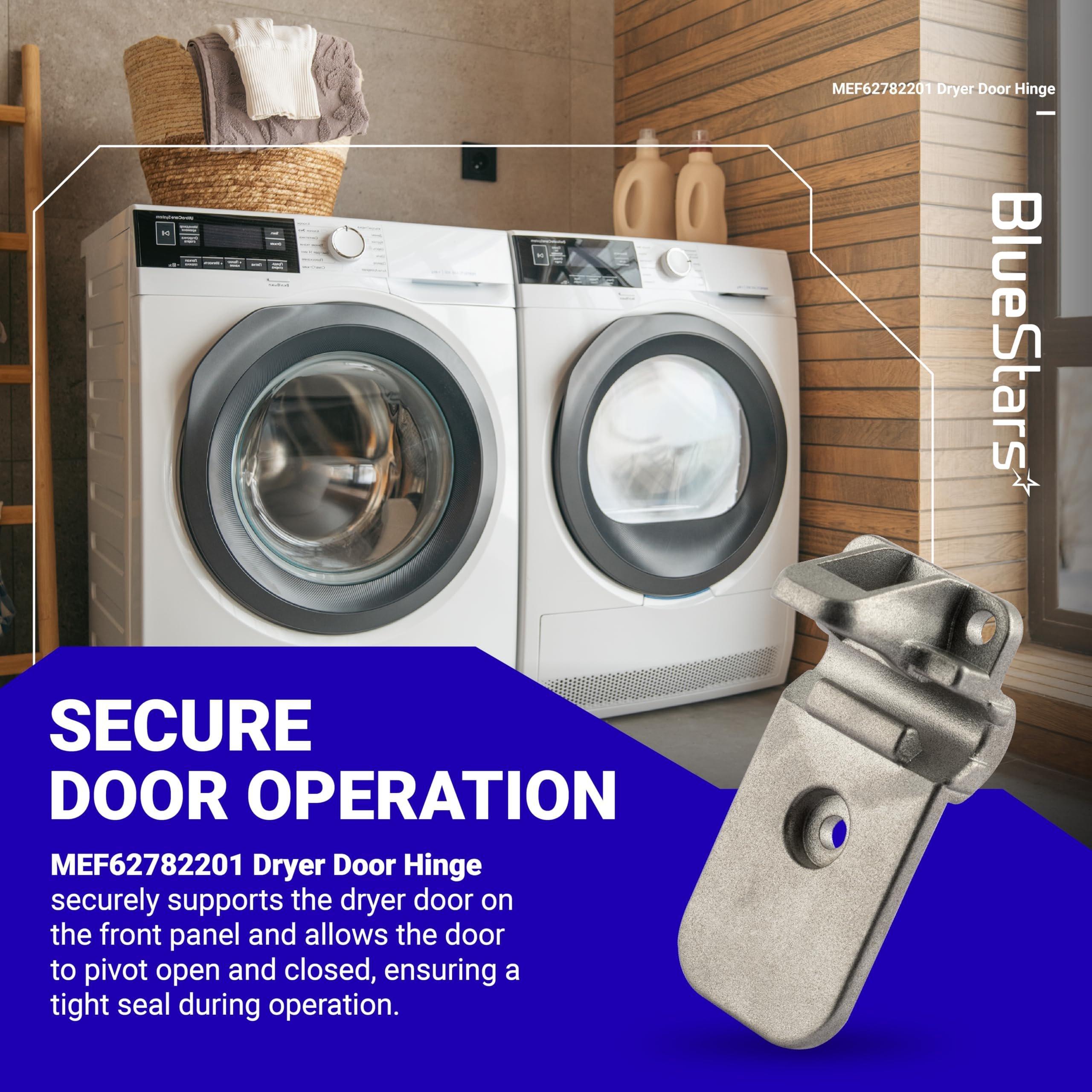 [Lifetime Warranty] MEF62782201 Clothes Dryer Door Hinge - Compatible with LG Kenmore Elite Dryer - Replaces PS11711929 AP5978786 3288328 EAP11711929 image 3
