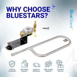 [Lifetime Warranty] 80477 Regulator 69957 Burner Tube for Weber Q Grill â€“ Gas Valve Regulator & 17in Burner Replacement Kit - CSA Certified thumbnail 8