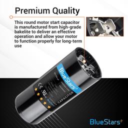 [Lifetime Warranty] 161-193 uF MFD 220-250 VAC 50/60 Hz Round Start Capacitor - Universal Fits Air Conditioners - Pack of 2 thumbnail 5