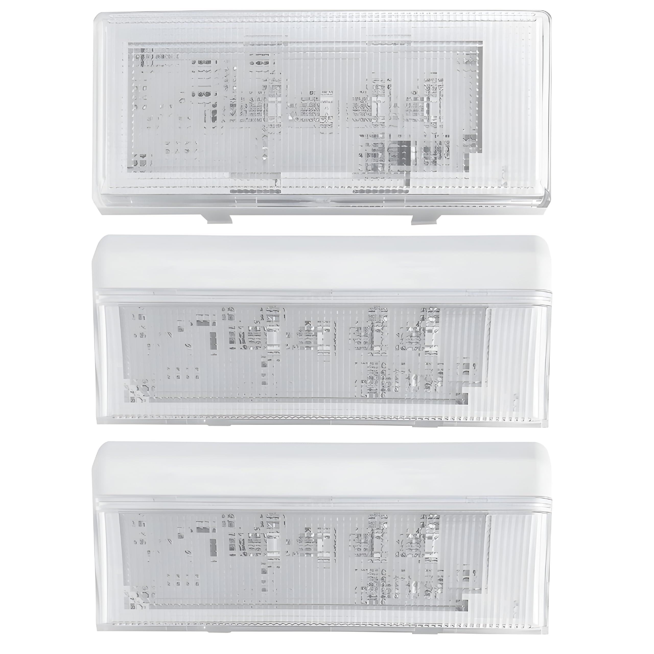 [Lifetime Warranty] 2 PCS W10515057 & 1 PCS W10515058 Refrigerator LED Light - Compatible with Whirlpool WRS322FDAB00 WRS322FDAB01 Kenmore 10651729410 10641129211 Maytag MSB27C2XAM00 MSB27C2XAW00 Refrigerator image 0