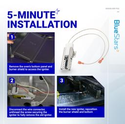 [Lifetime Warranty] PB040001 065650-000 Range Oven Igniter - Compatible with Viking Range Oven Gas Stove - Replaces AP5315579 065650-000 SGR4001 792263-4 - Pack of 2 thumbnail 8