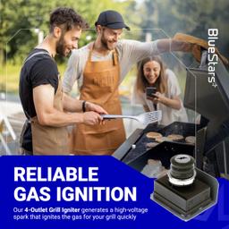 [Lifetime Warranty] 1836-13 7629 Genesis Igniter for Weber Genesis Grill Parts Genesis 300 Series Front-control Grills 3-Burner Igniter Module Weber 88826 E310 E320 E330 Button Switch thumbnail 6