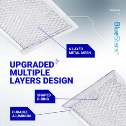 [Lifetime Warranty] WB06X10608 5304464105 Microwave Grease Filter 5" x 7-5/8" Replacement - Compatible with Frigidaire GE Microwaves - Replaces 5304478913 5304517871 PS12585760 thumbnail 2