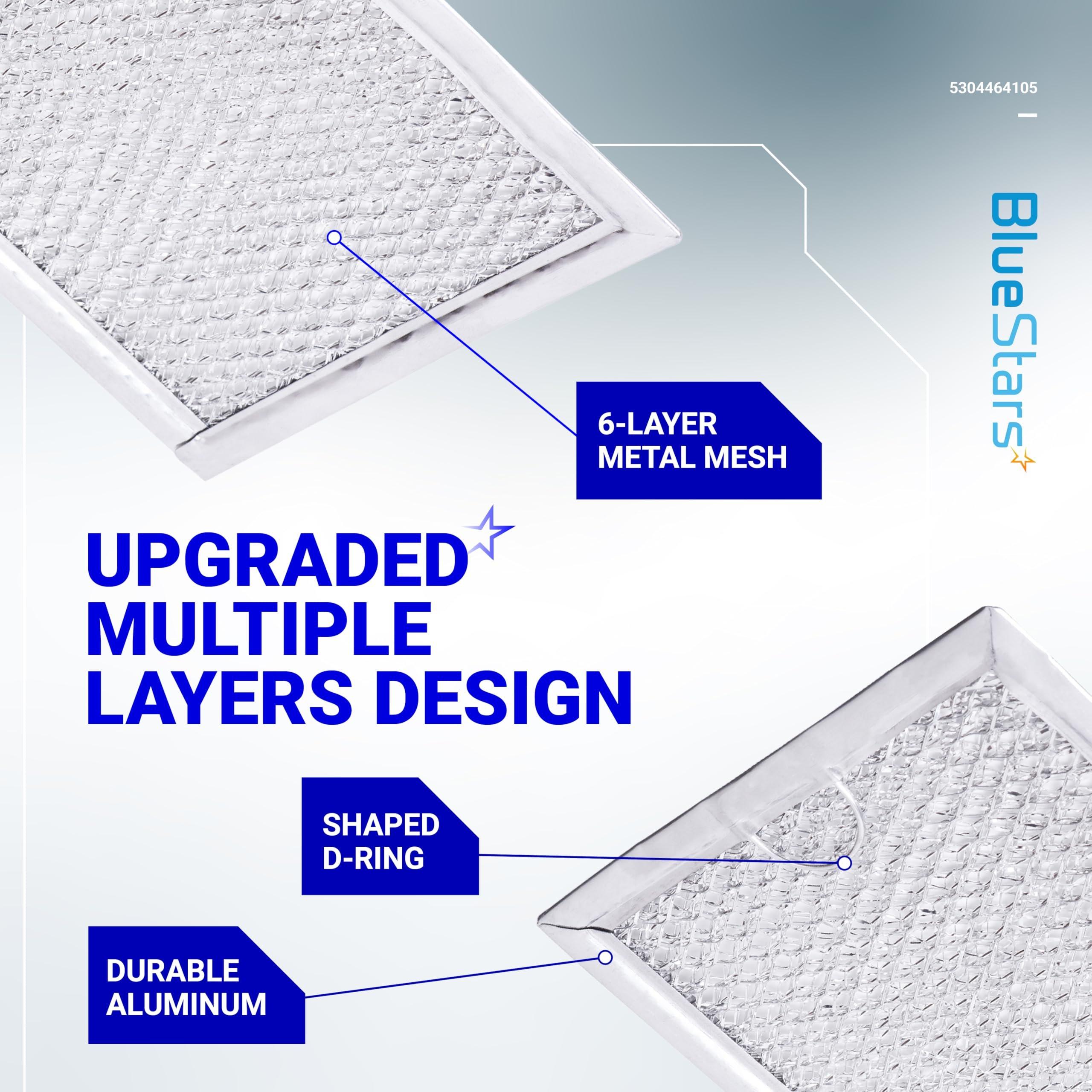 [Lifetime Warranty] WB06X10608 5304464105 Microwave Grease Filter 5" x 7-5/8" Replacement - Compatible with Frigidaire GE Microwaves - Replaces 5304478913 5304517871 PS12585760 image 2