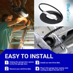 [Lifetime Warranty] 37561R.S Belt for 7FT Garage Door thumbnail 5