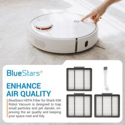 [Lifetime Warranty] RVFFK950 HEPA Filters Replacement for Shark ION Robot R85, RV850, RV700_N, RV720_N, RV851WV, and IQ Robot R101AE, AV970, AV1002AE, AV1010AE - Pack of 3 thumbnail 1