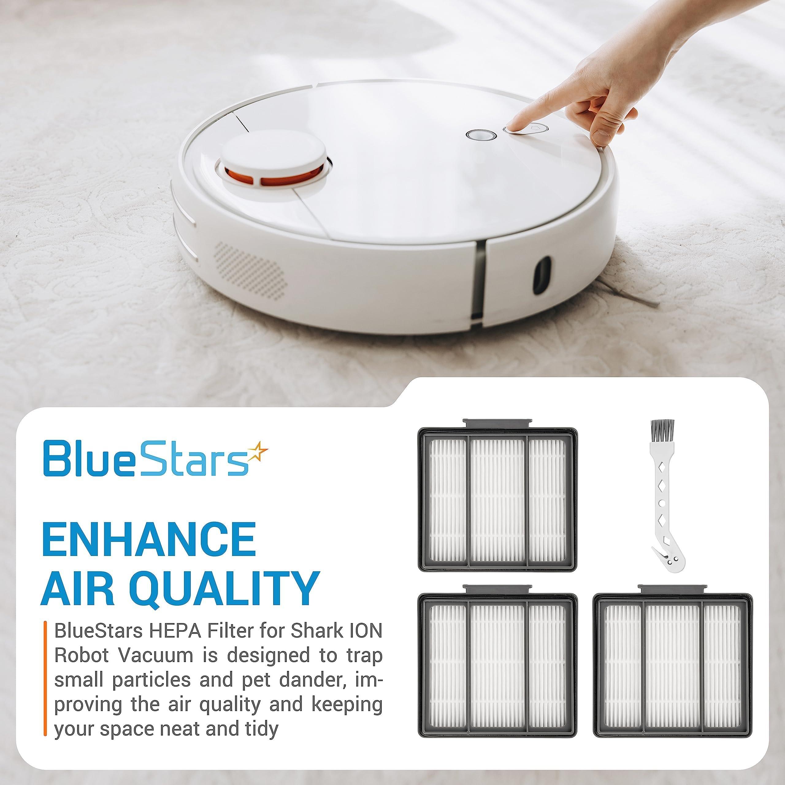 [Lifetime Warranty] RVFFK950 HEPA Filters Replacement for Shark ION Robot R85, RV850, RV700_N, RV720_N, RV851WV, and IQ Robot R101AE, AV970, AV1002AE, AV1010AE - Pack of 3 image 1