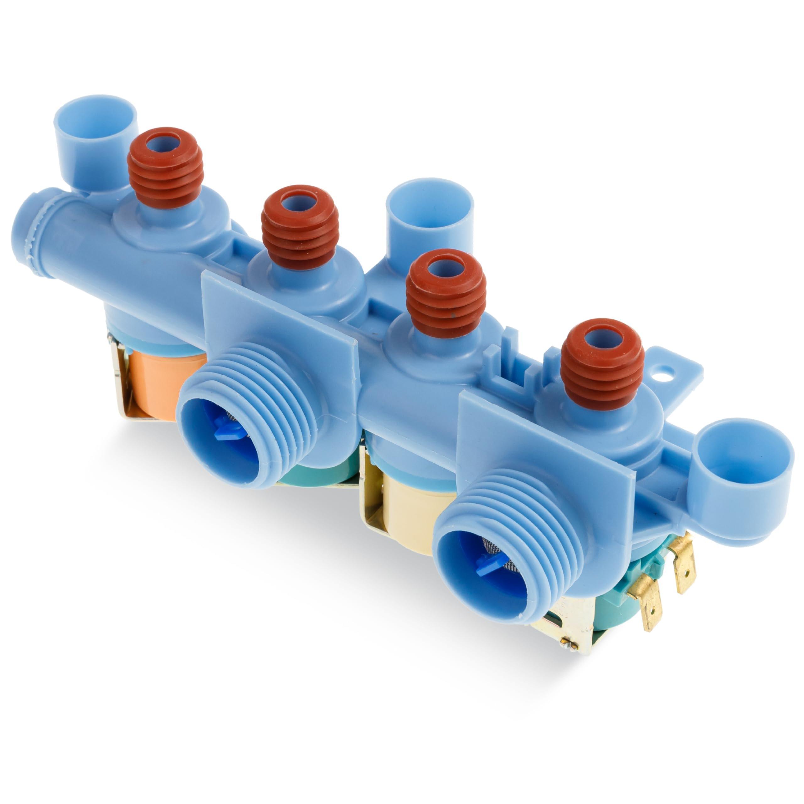 [Lifetime Warranty] WH13X26637 Water Inlet Valve - Compatible With GE Washer GTW680BSJ4WS GTW680BSJ5WS GTW685BPL0DG GTW680BSJ6WS GTW750CPL1DG GTW720BSN0WS - Replaces AP6282070 WH13X24058 4546358 PS12171559 image 0