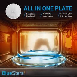 [Lifetime Warranty] 12.75" / 32.5cm Microwave Glass Plate - Compatible with GE LG Kenmore Sears Microwave Glass Tray - Replace WB49X10129 1B71961F WB49X10067 507049 WB49X10074 3390W1A027A thumbnail 1
