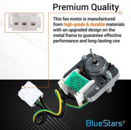 [Lifetime Warranty] 297309000 297250000 Refrigerator Evaporator Fan Motor with Wire Harness - Compatible with Frigidaire Electrolux Crosley Kenmore - Replaces 216914200 216934100 297309000 5304442624 thumbnail 4