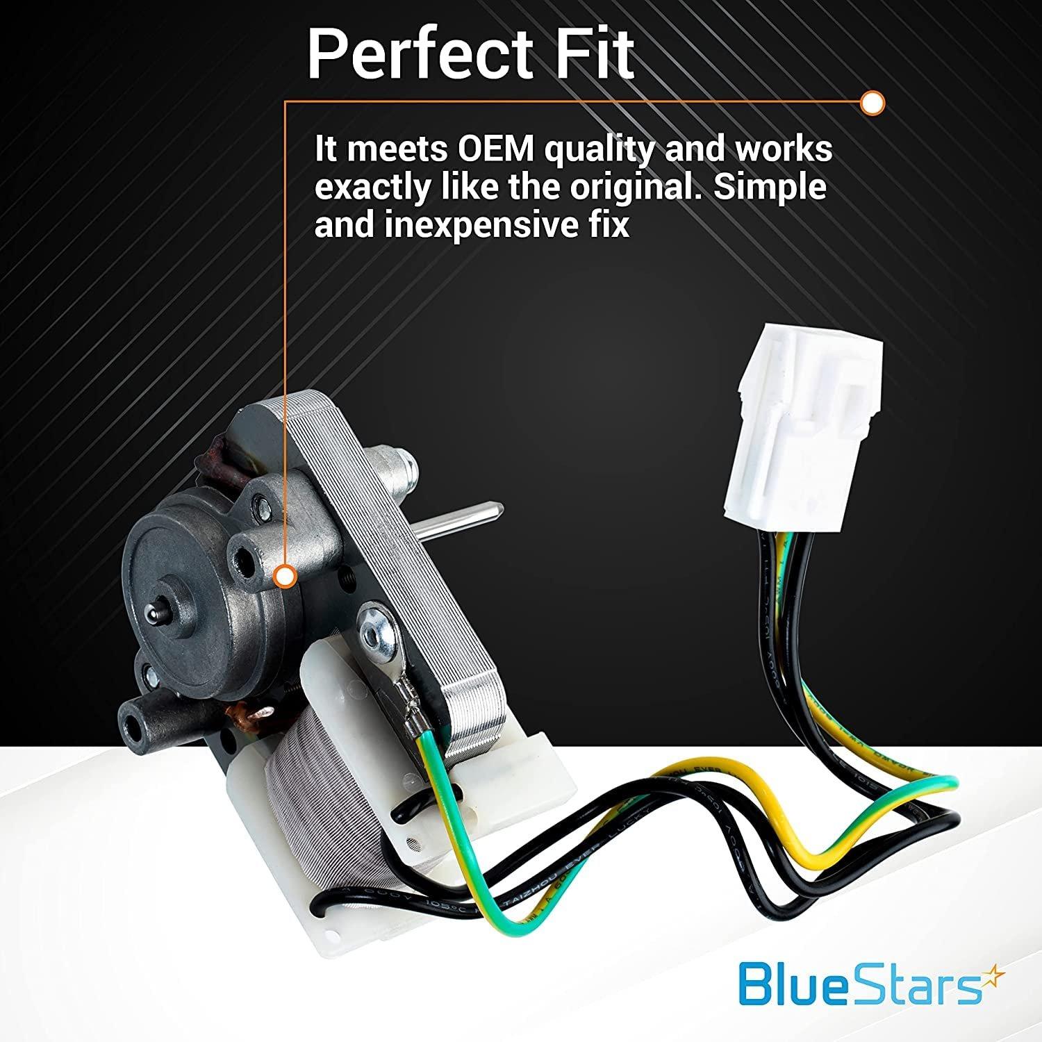 [Lifetime Warranty] 297309000 297250000 Refrigerator Evaporator Fan Motor with Wire Harness - Compatible with Frigidaire Electrolux Crosley Kenmore - Replaces 216914200 216934100 297309000 5304442624 image 5