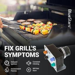 [Lifetime Warranty] 1836-13 7629 Genesis Igniter for Weber Genesis Grill Parts Genesis 300 Series Front-control Grills 3-Burner Igniter Module Weber 88826 E310 E320 E330 Button Switch thumbnail 5