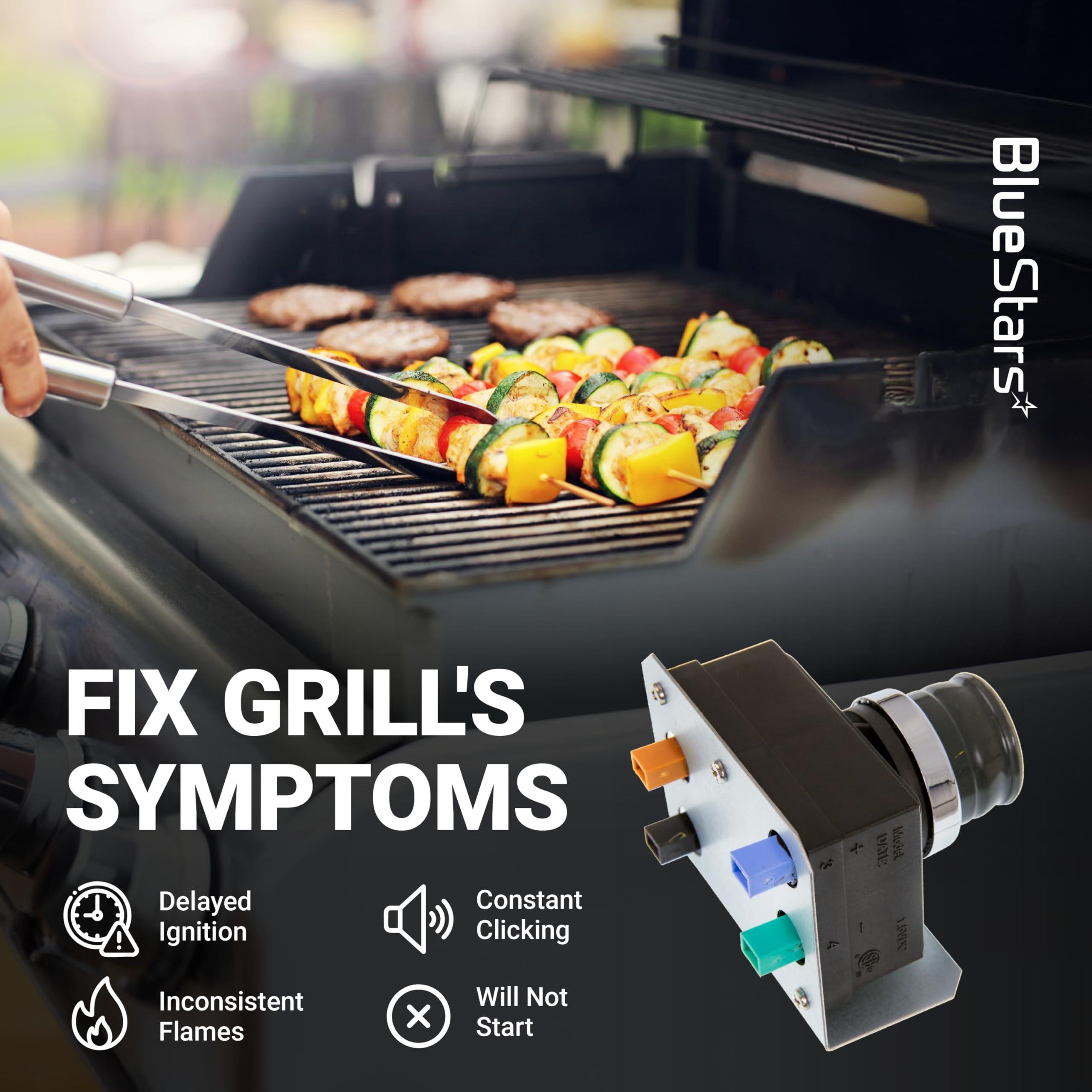 [Lifetime Warranty] 1836-13 7629 Genesis Igniter for Weber Genesis Grill Parts Genesis 300 Series Front-control Grills 3-Burner Igniter Module Weber 88826 E310 E320 E330 Button Switch image 5