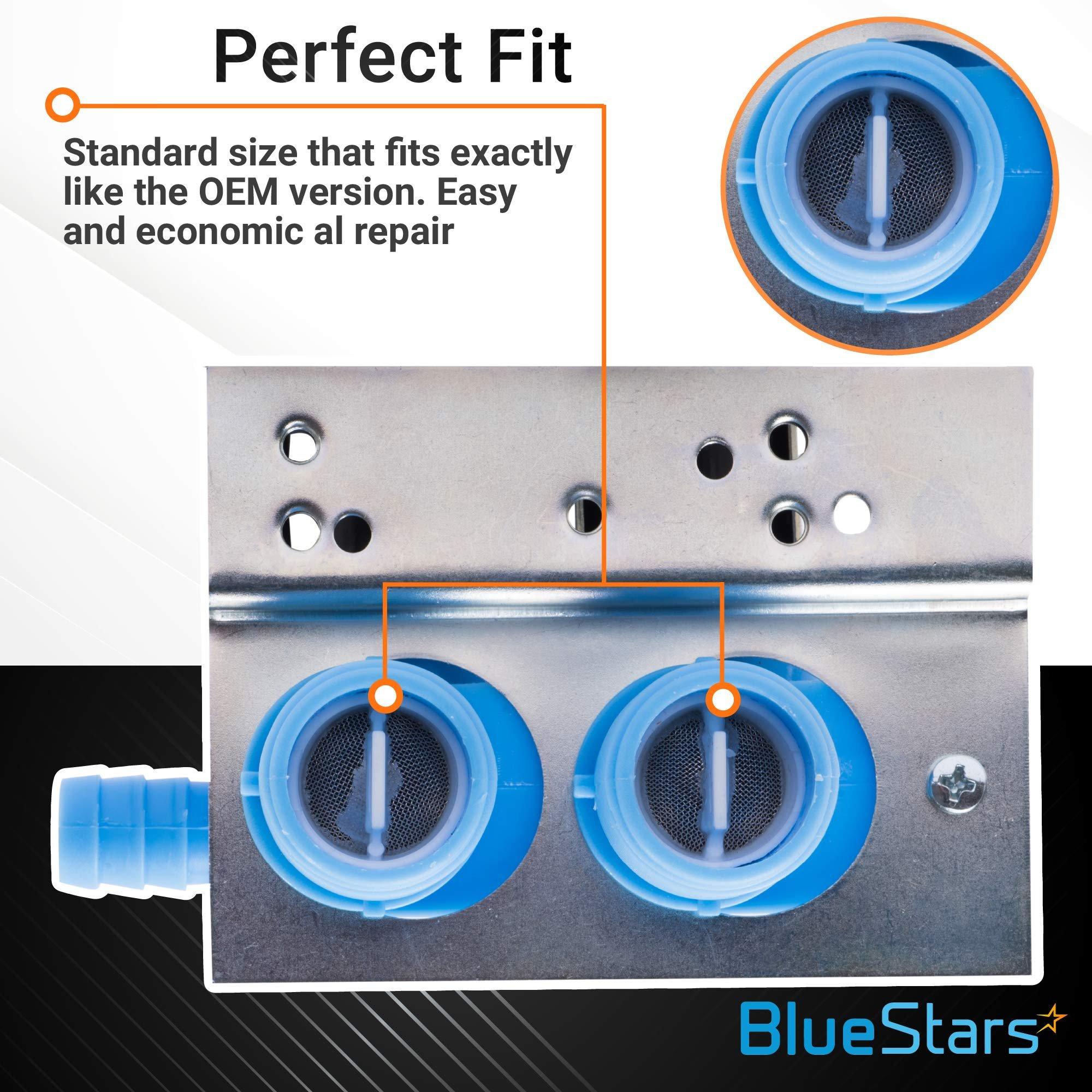 [Lifetime Warranty] 285805 Washer Water Inlet Valve with Mounting Bracket - Fit Whirlpool Kenmore Kitchen Aid - Replaces 292197 3349451 3354565 AP3094541 KAWS850JQ4 LSQ8243HQ0 7MLSC9545JQ2 image 4