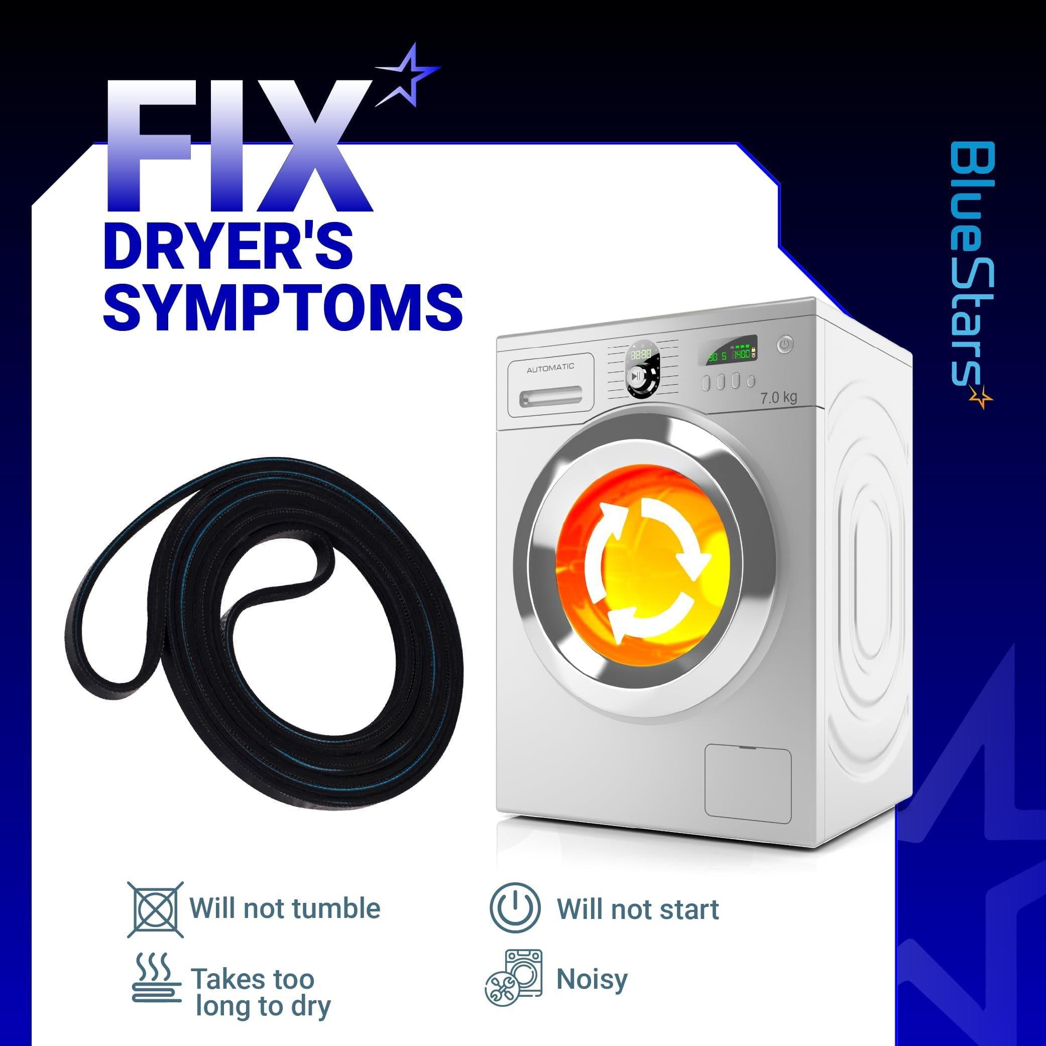 [Lifetime Warranty] WE12M29 WE03X29897 WE12M22 Dryer Belt 89.5-Inch - For GE Hotpoint Frigidaire GTD33EASK0WW GTD42EASJ2WW DBXR463ED2WW DBXR463ED1WW - Replaces 137292700 AP4565702 134163500 image 7