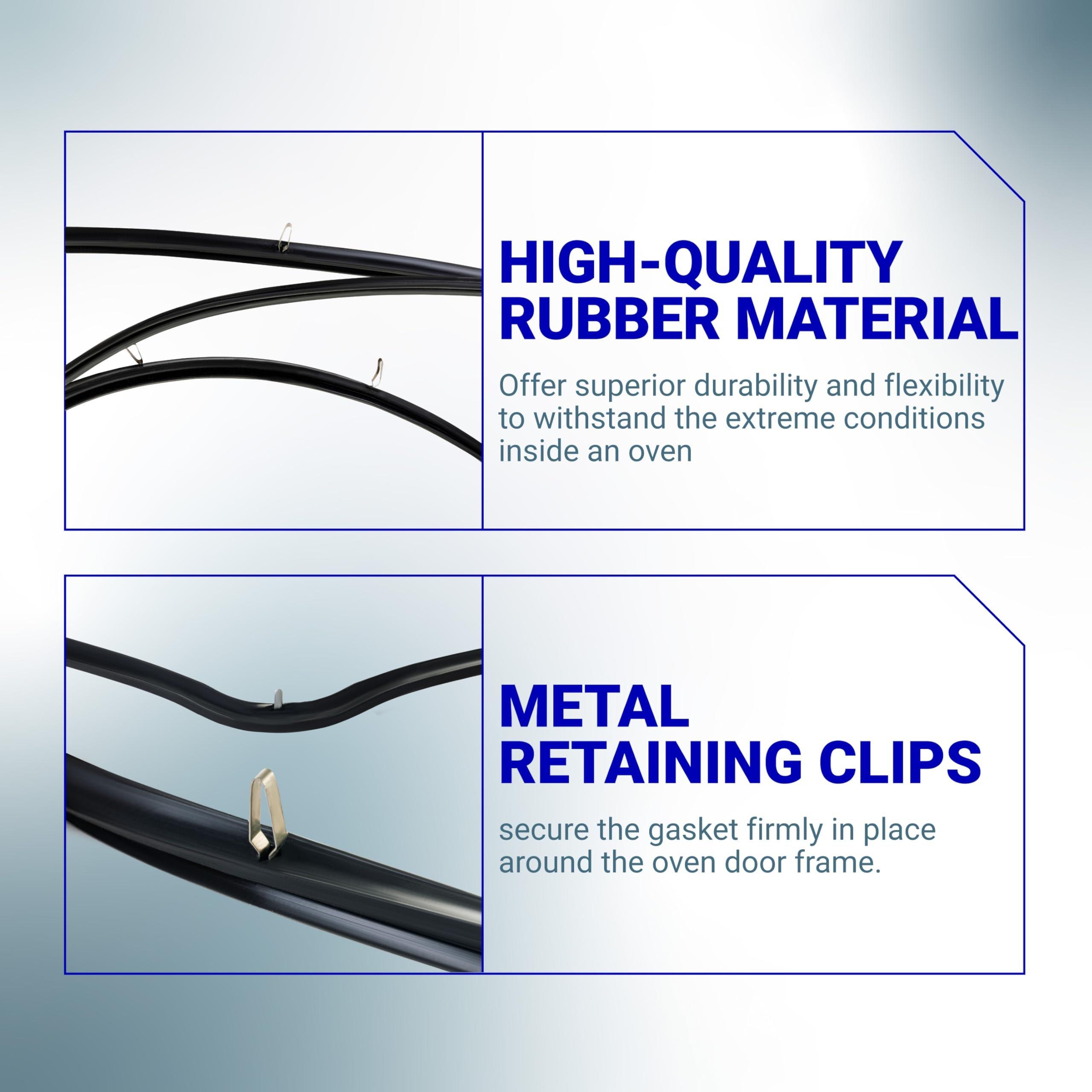 [Lifetime Warranty] W10535778 Range Oven Door Seal Gasket - Compatible with Whirlpool Maytag Amana and Ikea - Rubber Door Seal replaces AP6022735 WPW10535778 3449335 PS11756072 EAP1175607 image 3