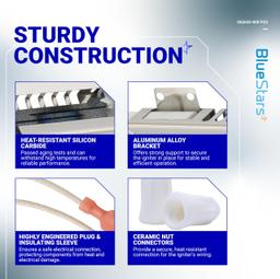 [Lifetime Warranty] PB040001 065650-000 Range Oven Igniter - Compatible with Viking Range Oven Gas Stove - Replaces AP5315579 065650-000 SGR4001 792263-4 - Pack of 2 thumbnail 3