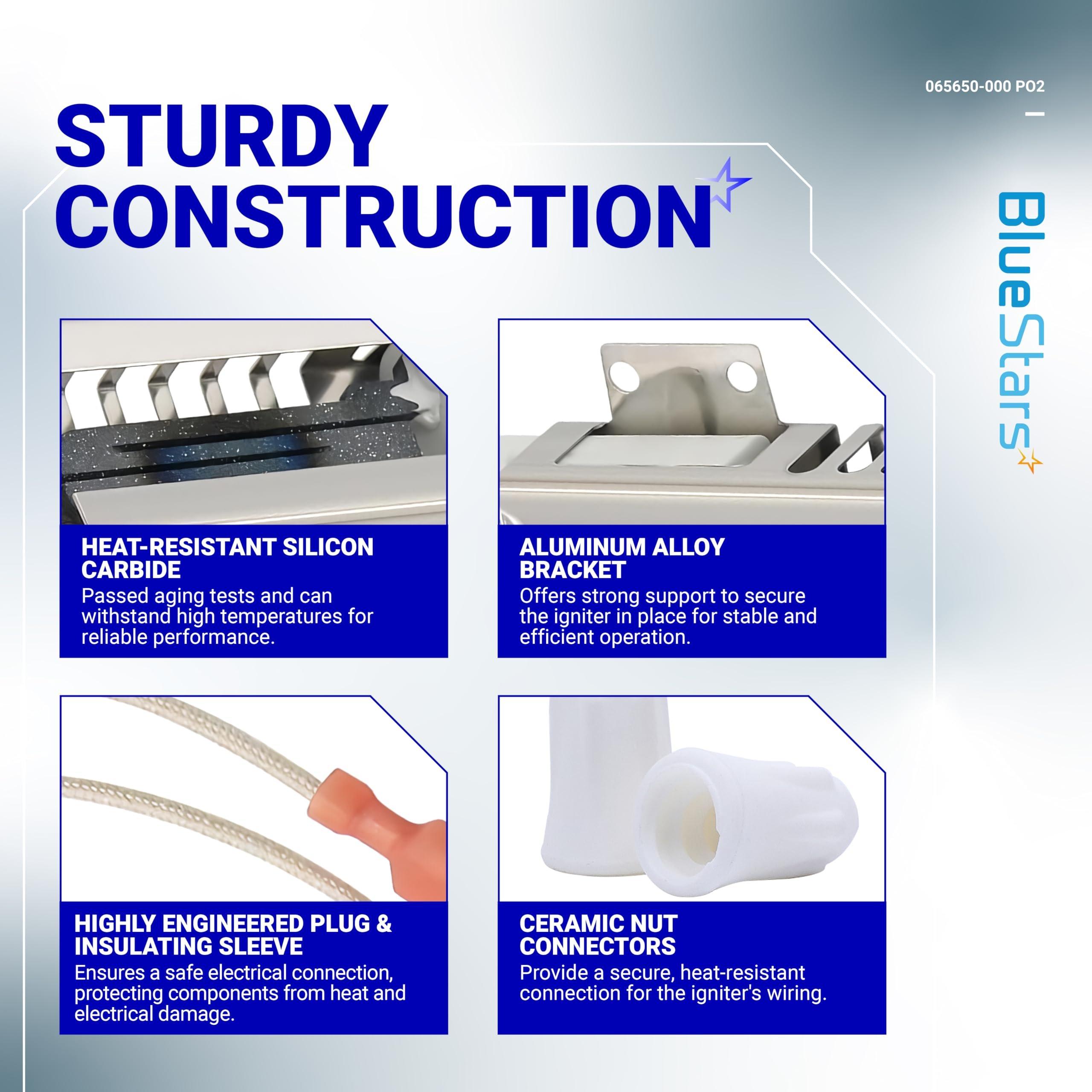 [Lifetime Warranty] PB040001 065650-000 Range Oven Igniter - Compatible with Viking Range Oven Gas Stove - Replaces AP5315579 065650-000 SGR4001 792263-4 - Pack of 2 image 3