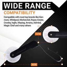 [Lifetime Warranty] 691366 Dryer Idler Pulley - Compatible with Whirlpool Kenmore Maytag Dryers - Replaces W10612905 WP691366 AP6010582 239477 3394332 347034 347226 347277 4319391 688166 PS11743765 - Pack of 6 thumbnail 1
