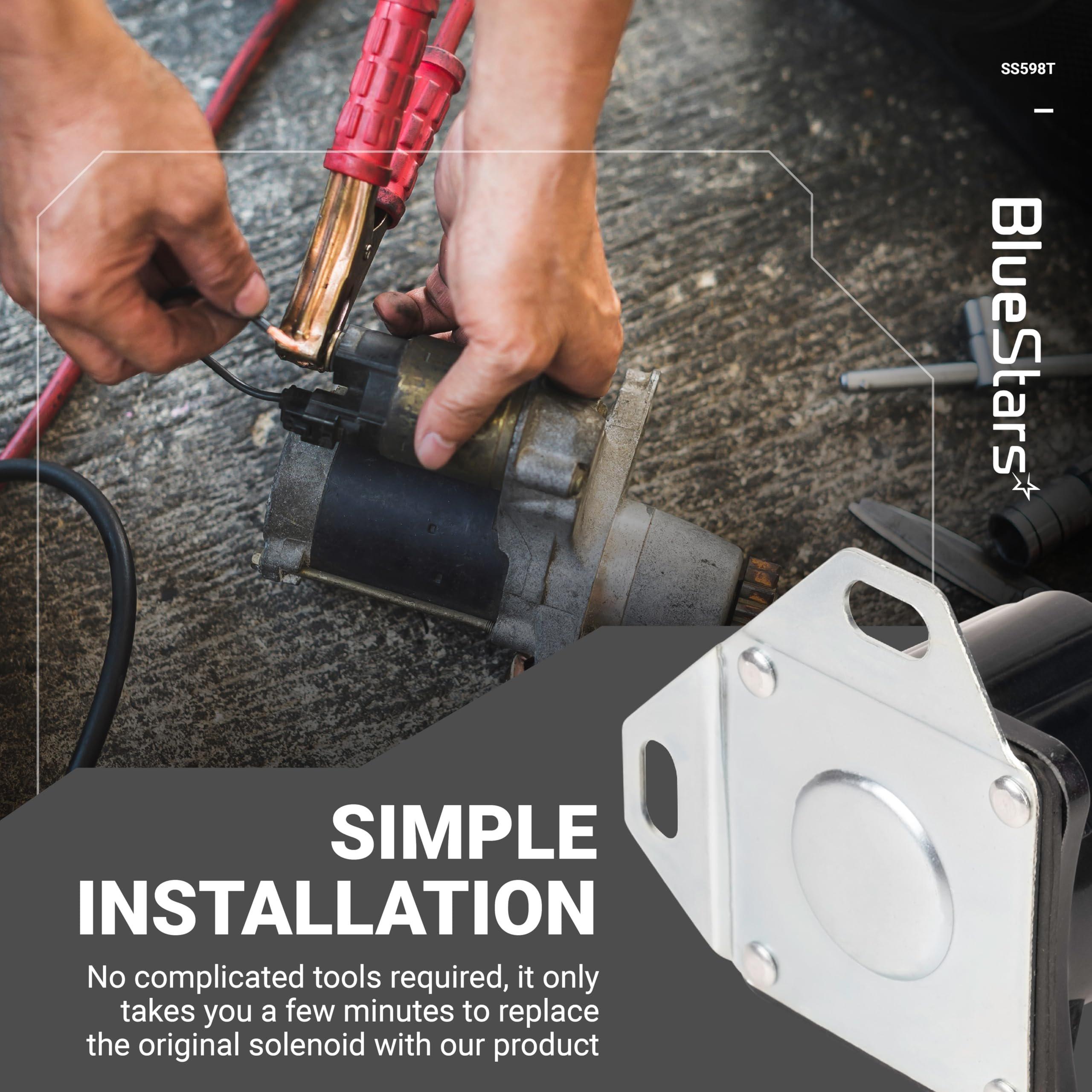 Motor Products SS598T Starter Solenoid Compatible with 110 John Deere Ford F150 F250 F350 12-volt System 4 terminals - Replaces STS1 SS4 SS598 image 5