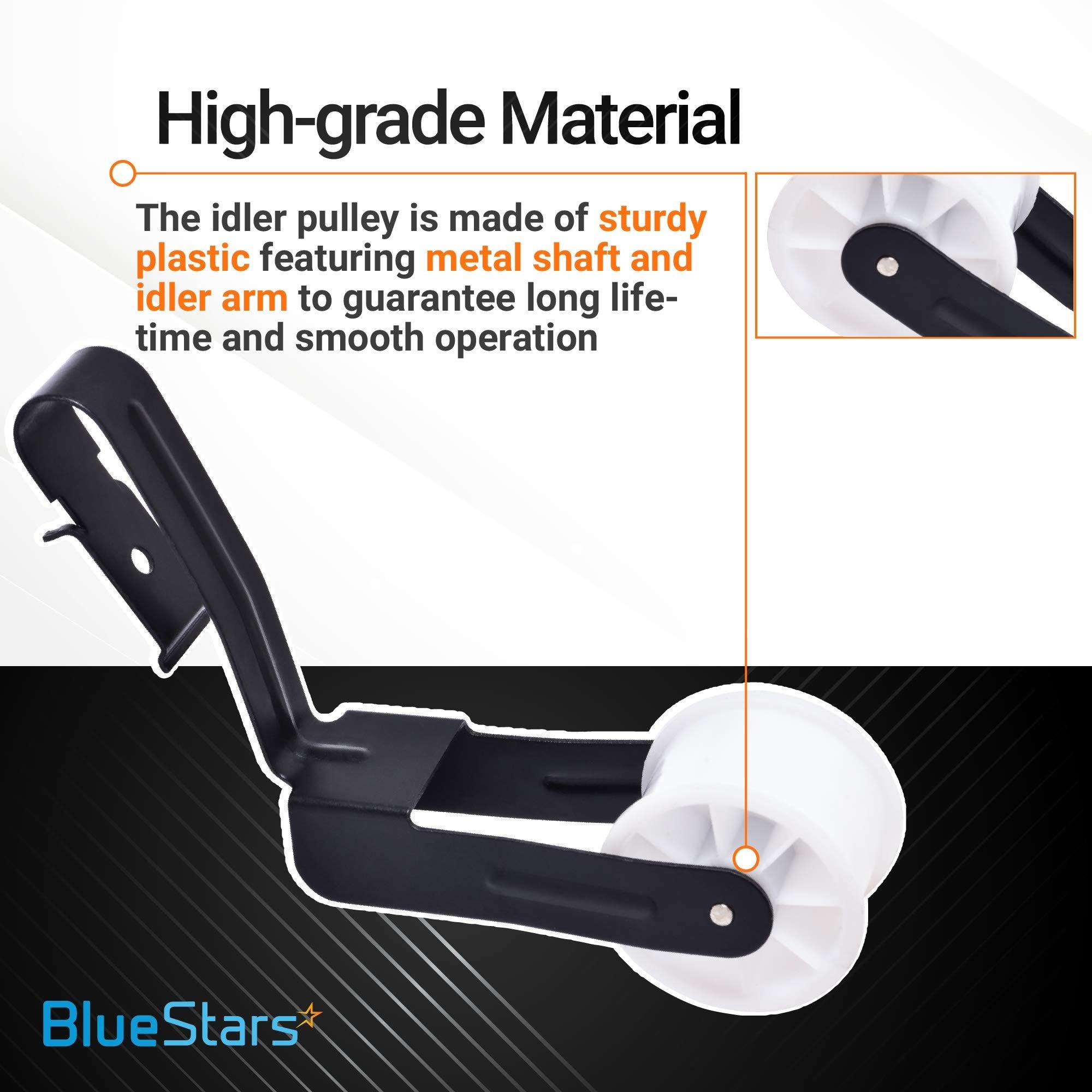 [Lifetime Warranty] 691366 Dryer Idler Pulley - Compatible with Whirlpool Kenmore Maytag Dryers - Replaces W10612905 WP691366 AP6010582 239477 3394332 347034 347226 347277 4319391 688166 PS11743765 - Pack of 6 image 3