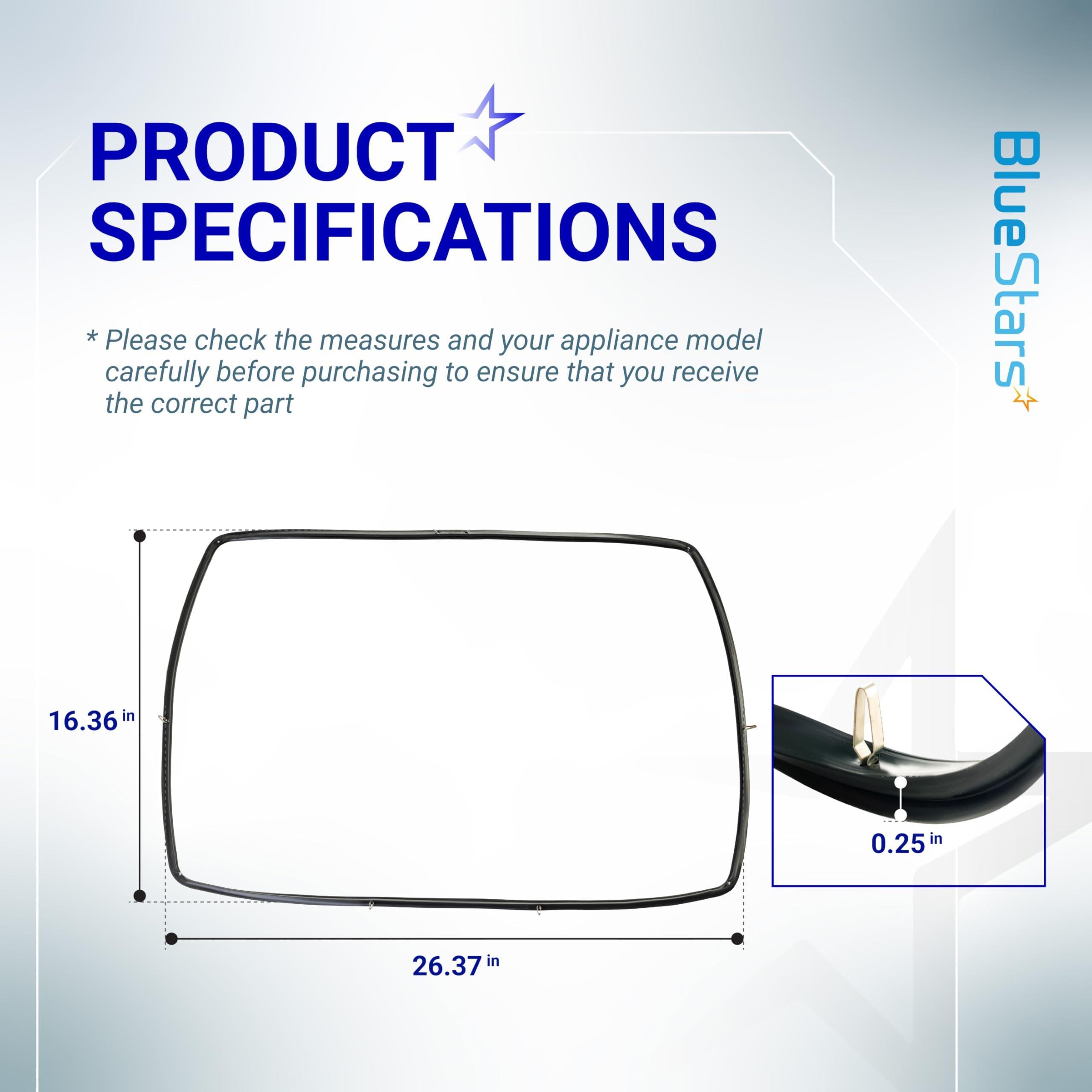 [Lifetime Warranty] W10535778 Range Oven Door Seal Gasket - Compatible with Whirlpool Maytag Amana and Ikea - Rubber Door Seal replaces AP6022735 WPW10535778 3449335 PS11756072 EAP1175607 image 2