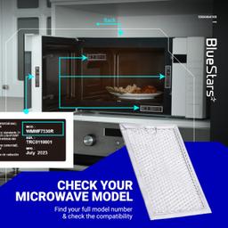 [Lifetime Warranty] WB06X10608 5304464105 Microwave Grease Filter 5" x 7-5/8" Replacement - Compatible with Frigidaire GE Microwaves - Replaces 5304478913 5304517871 PS12585760 thumbnail 5