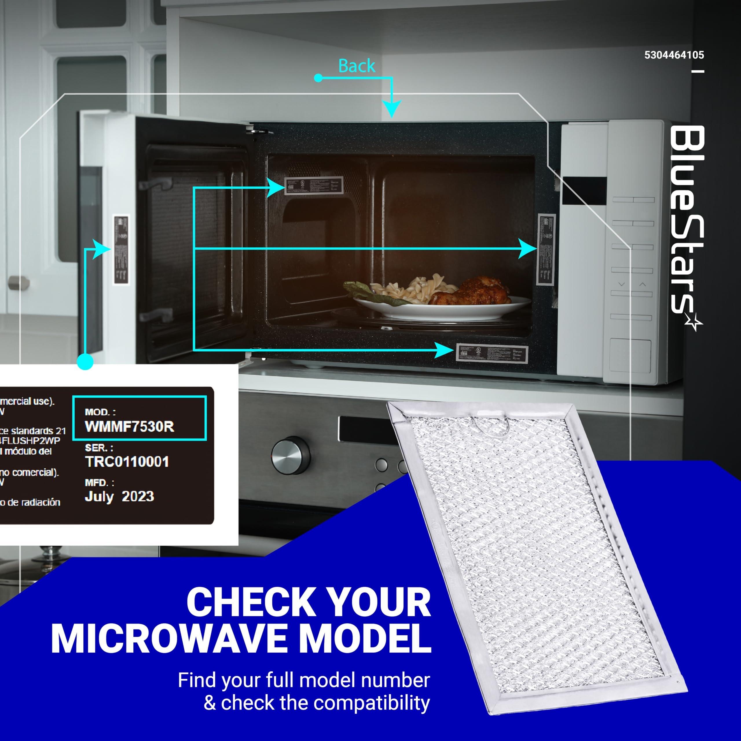 [Lifetime Warranty] WB06X10608 5304464105 Microwave Grease Filter 5" x 7-5/8" Replacement - Compatible with Frigidaire GE Microwaves - Replaces 5304478913 5304517871 PS12585760 image 5
