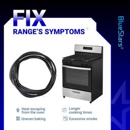 [Lifetime Warranty] W10535778 Range Oven Door Seal Gasket - Compatible with Whirlpool Maytag Amana and Ikea - Rubber Door Seal replaces AP6022735 WPW10535778 3449335 PS11756072 EAP1175607 thumbnail 7