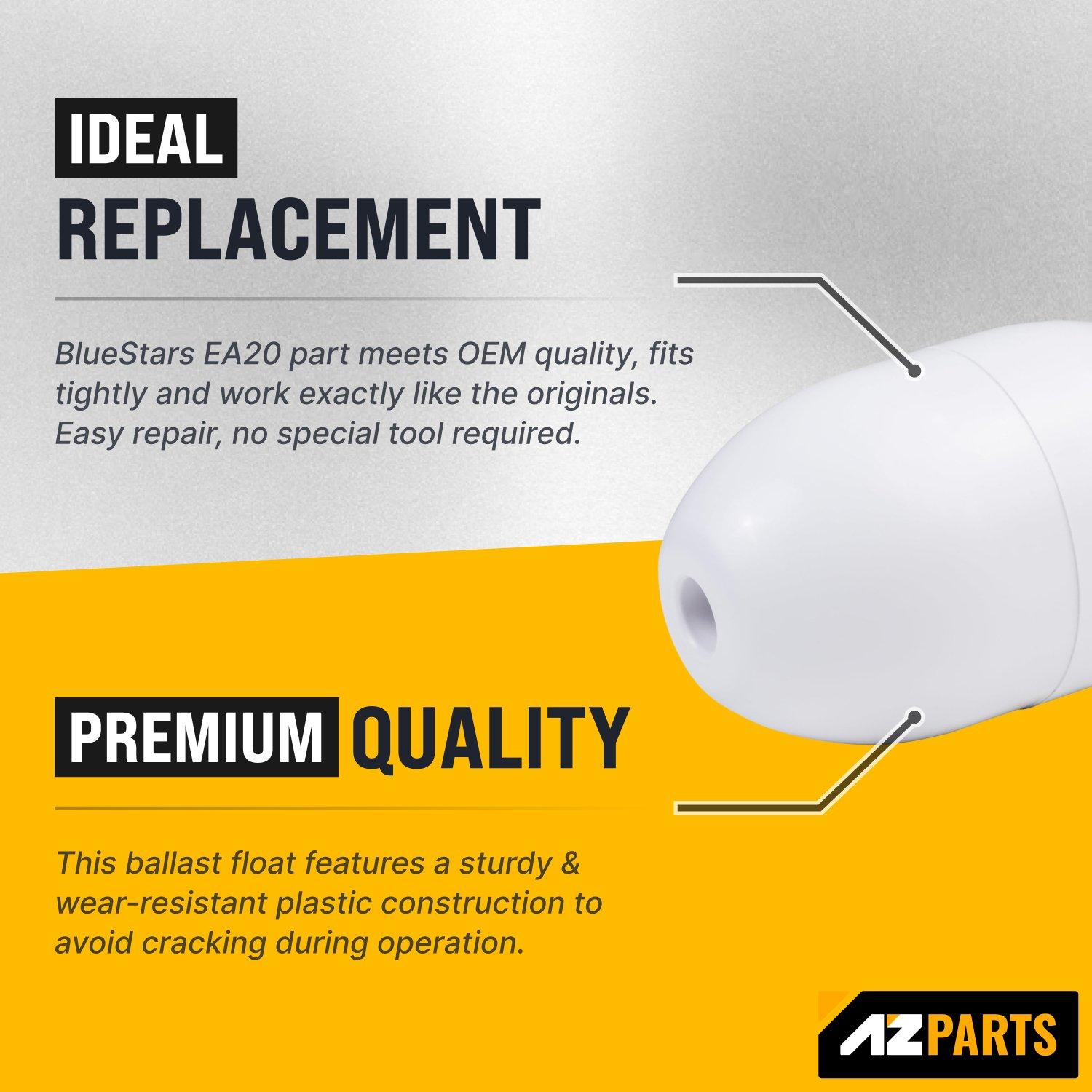 [Lifetime Warranty] EA20 White Ballast Float/Head Float A20 image 2