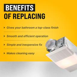 BlueStars 89108000 Bathroom Vent Fan Light Lens Cover – Fits Broan & NuTone 763RLN 769RF 770F VF705RCN VF707RCN – Replacement for 89108-000 AP5617085 thumbnail 4